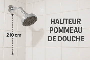 hauteur pommeau de douche
