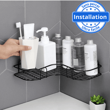Étagère de douche double mur sans percer