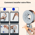 installation filtre de pommeau de douche