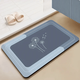tapis de bain fleur xl