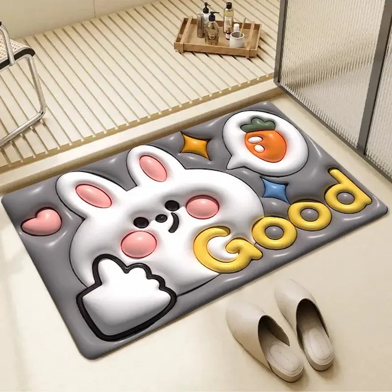 tapis de bain lapin good