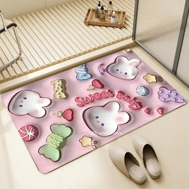 tapis de bain lapin good