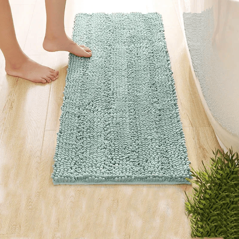 tapis de bain vert