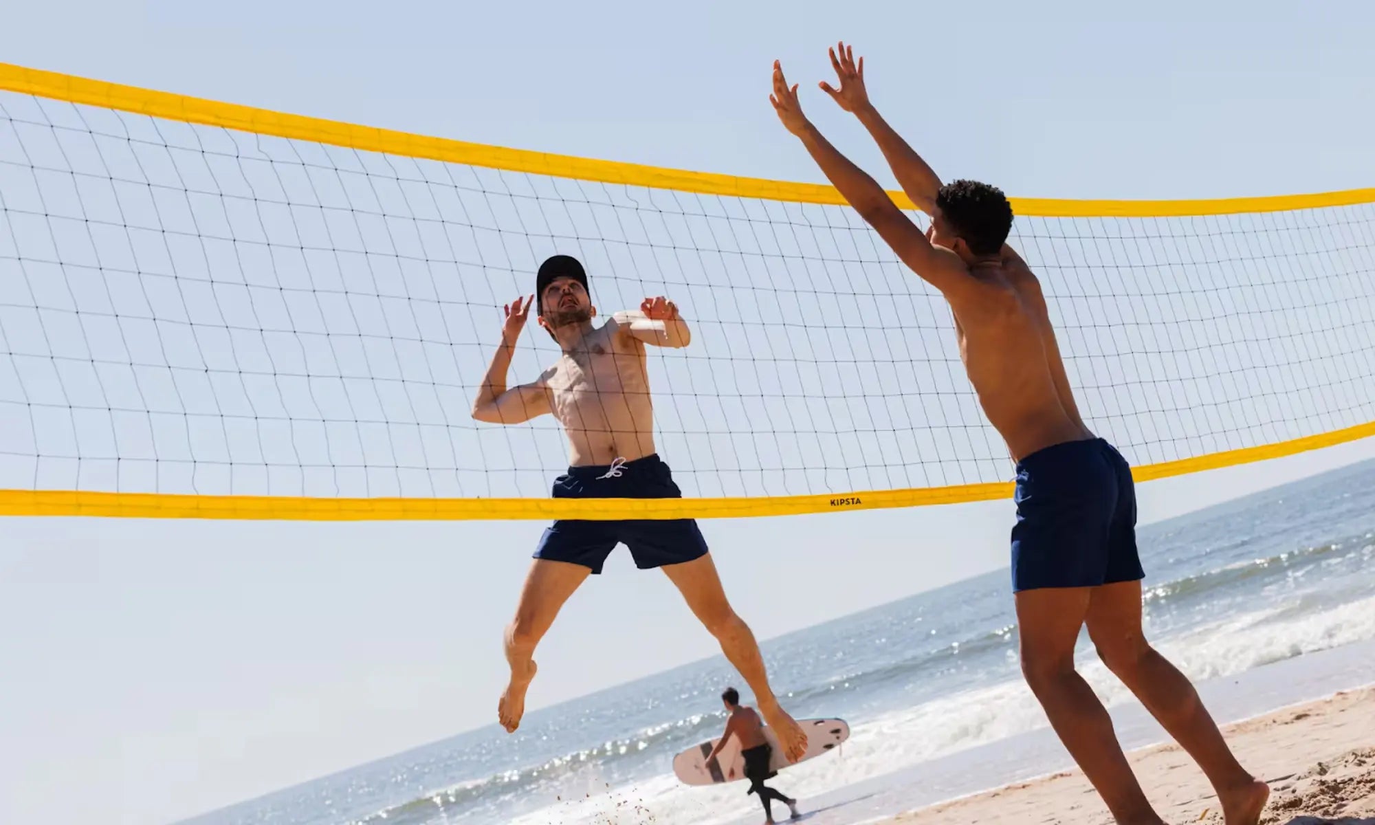 bloc en beach-volley