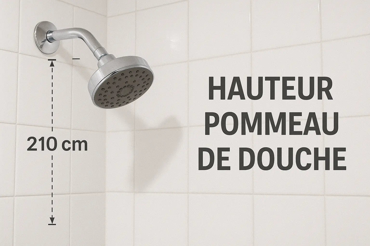 hauteur pommeau de douche