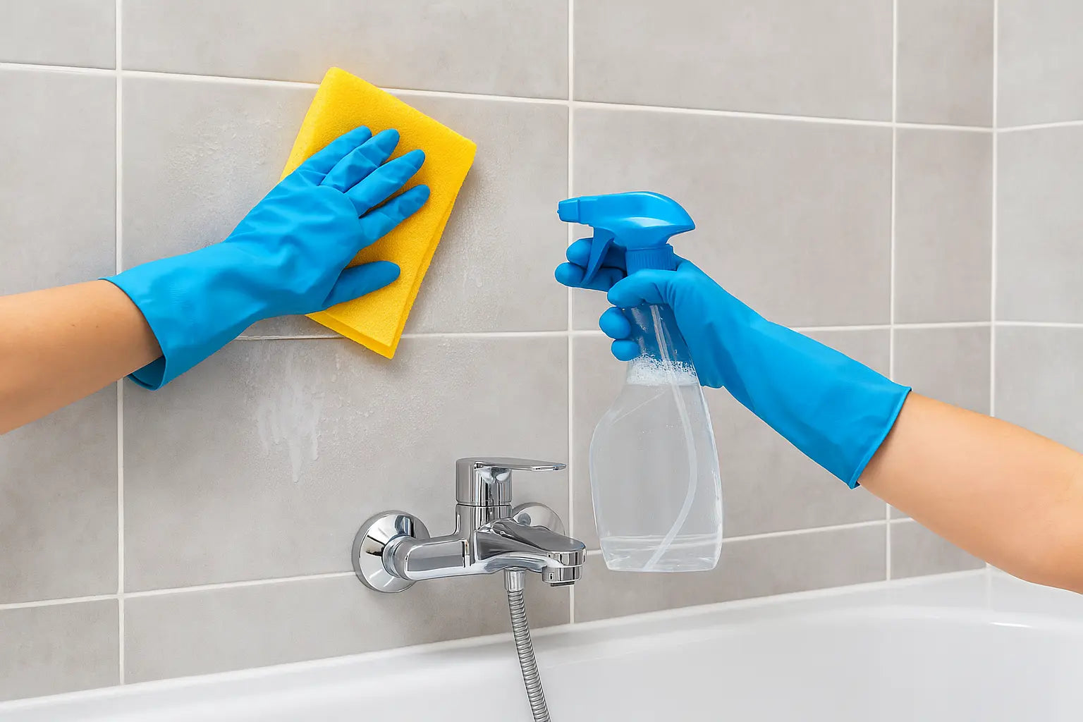 nettoyer carrelage salle de bain