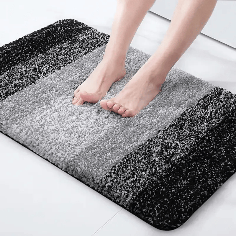 Tapis de bain degrade noir
