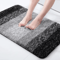 Tapis de bain degrade noir