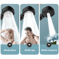 pommeau de douche 3 modes de jet