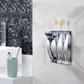 support brosse a dent mural