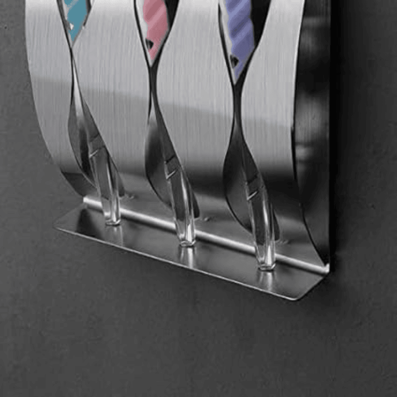 support brosse a dent rebord