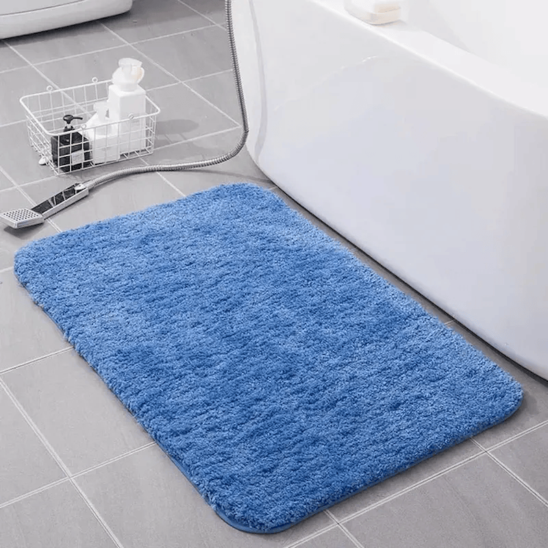 tapis bleu