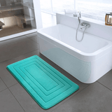tapis de salle de bain vert clair