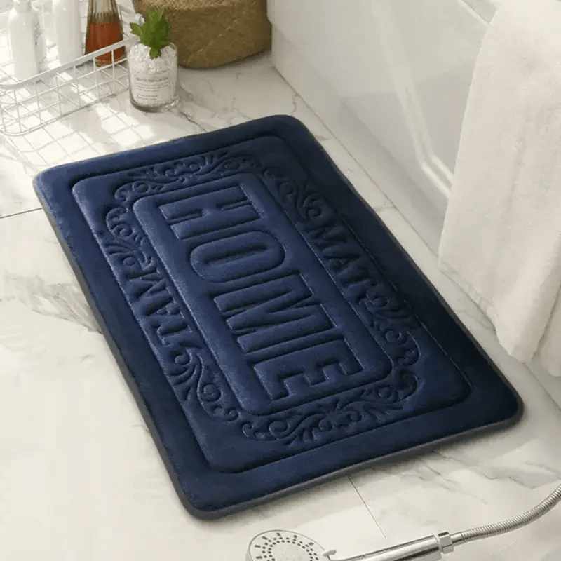 tapis home bleu fonce