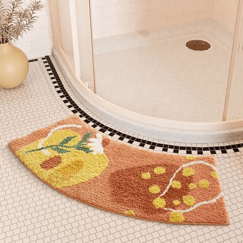 tapis orange